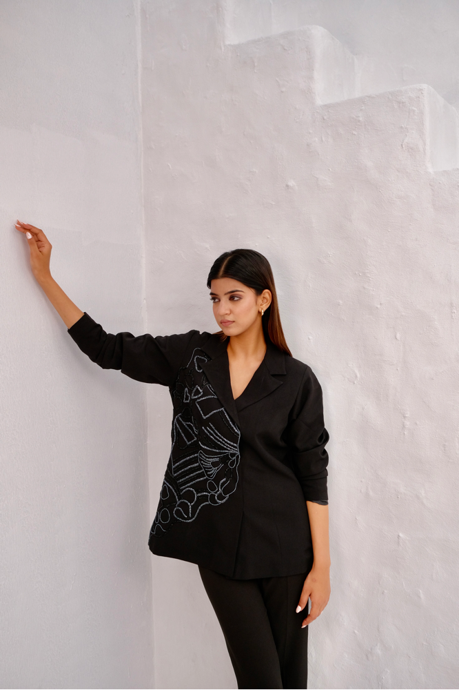 Black Muse Coat Set