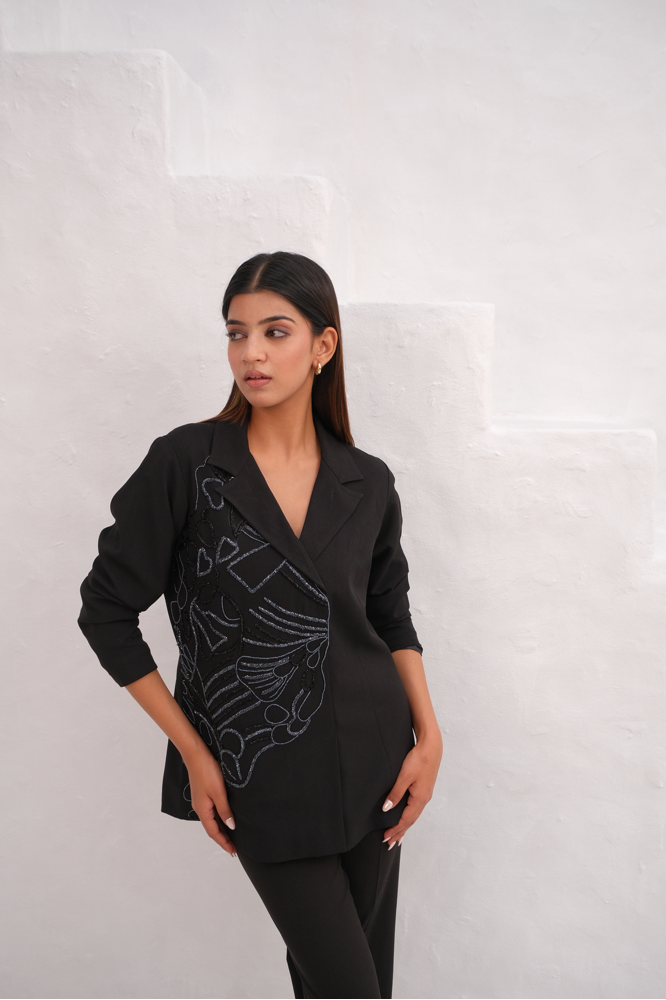 Black Muse Coat Set