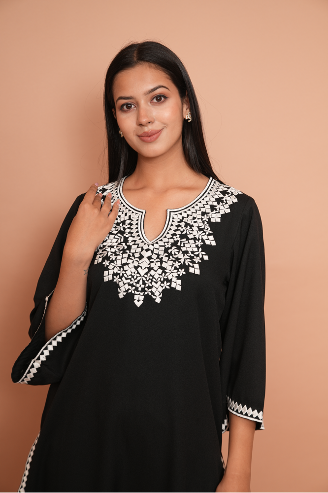 Black Kurta with Pant