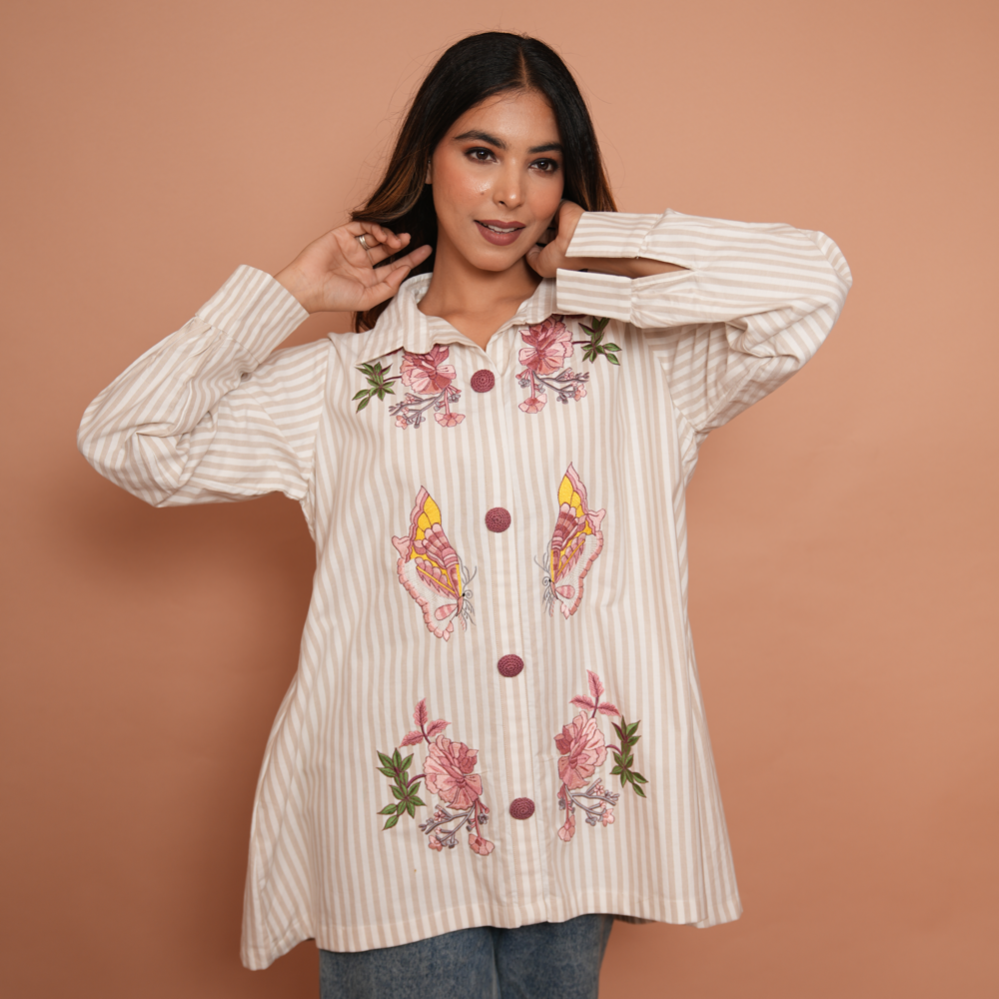 Rococo embroidered shirt