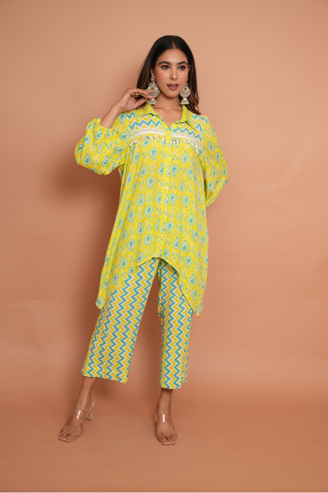 Lime green festive set