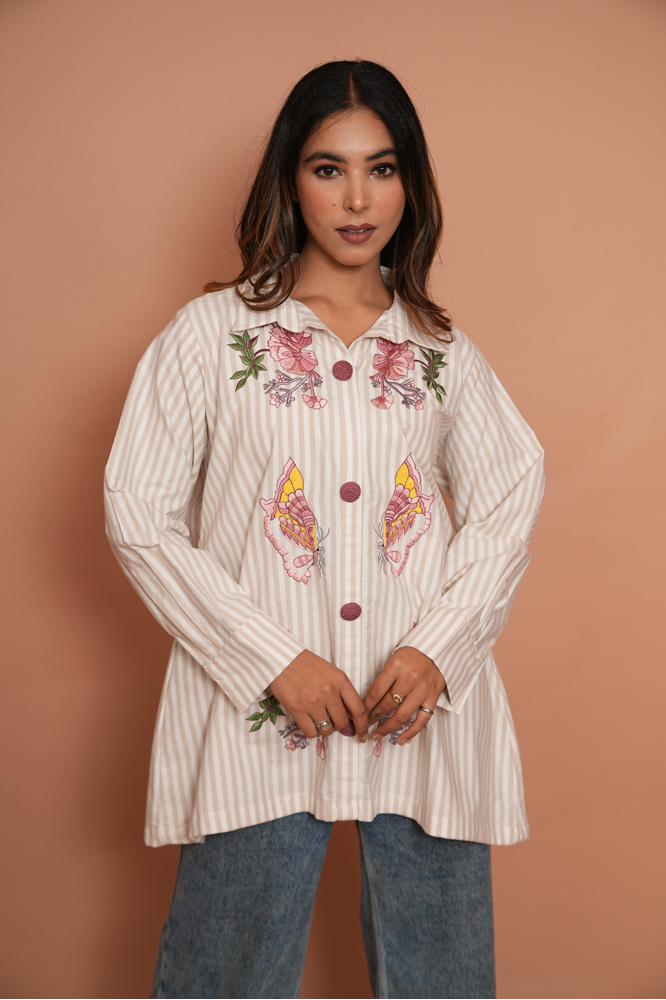 Rococo embroidered shirt