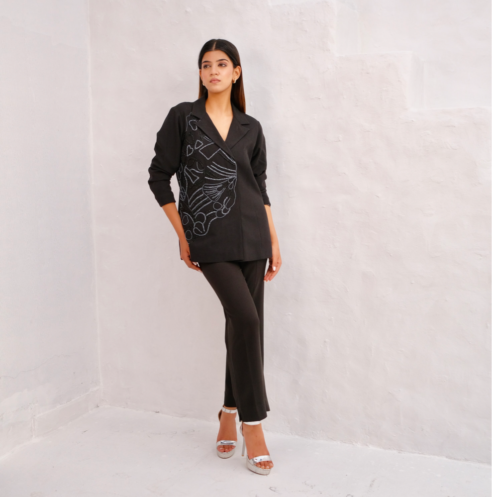 Black Muse Coat Set