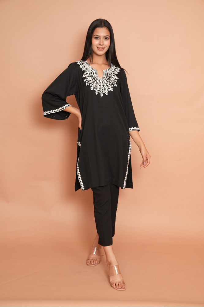 Black Kurta with Pant