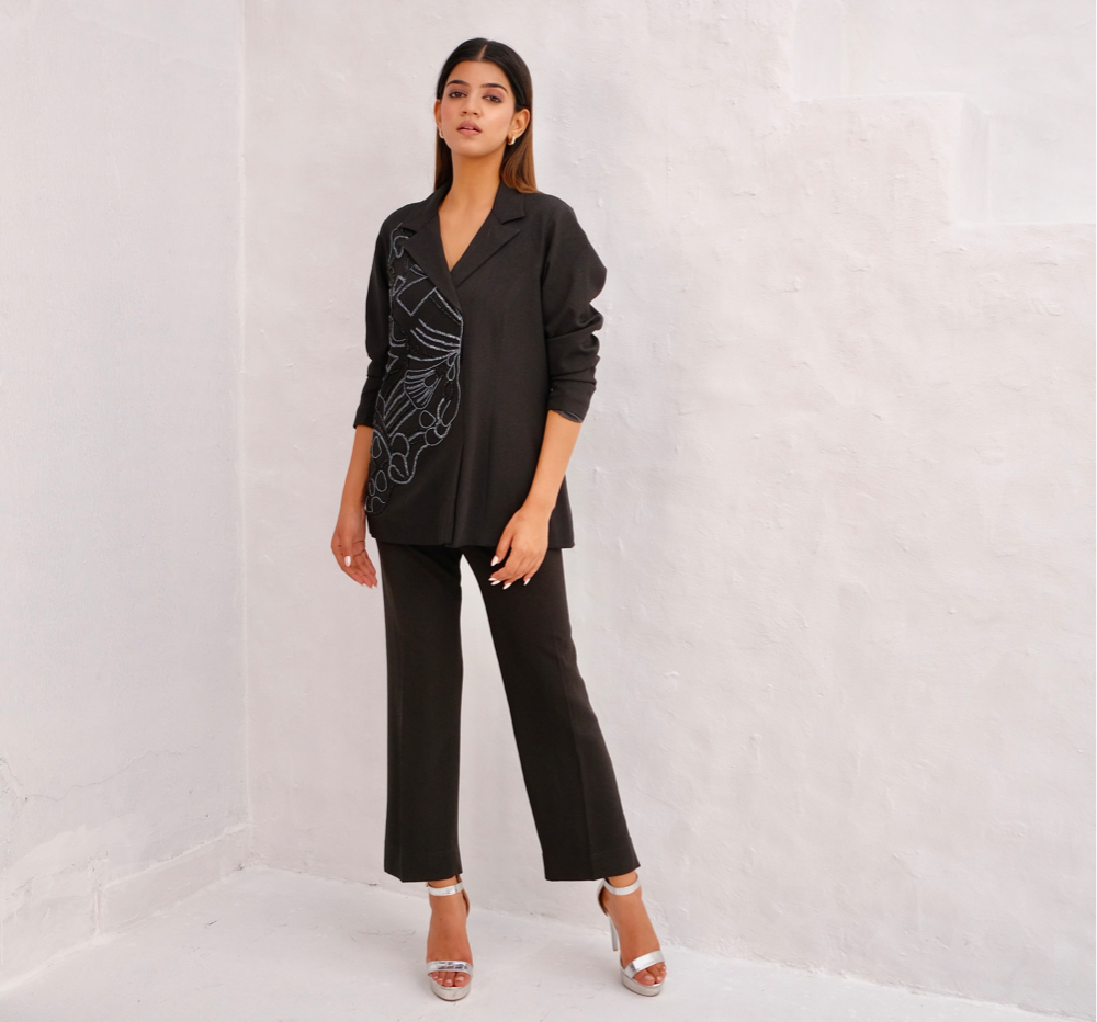 Black Muse Coat Set
