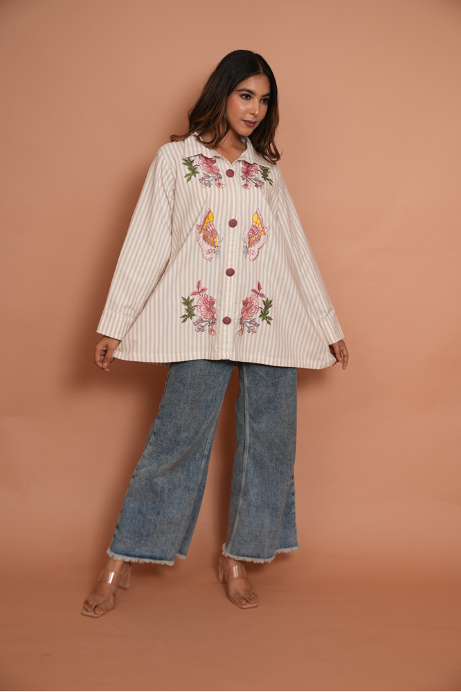 Rococo embroidered shirt