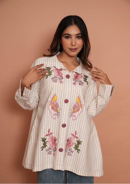 Rococo embroidered shirt