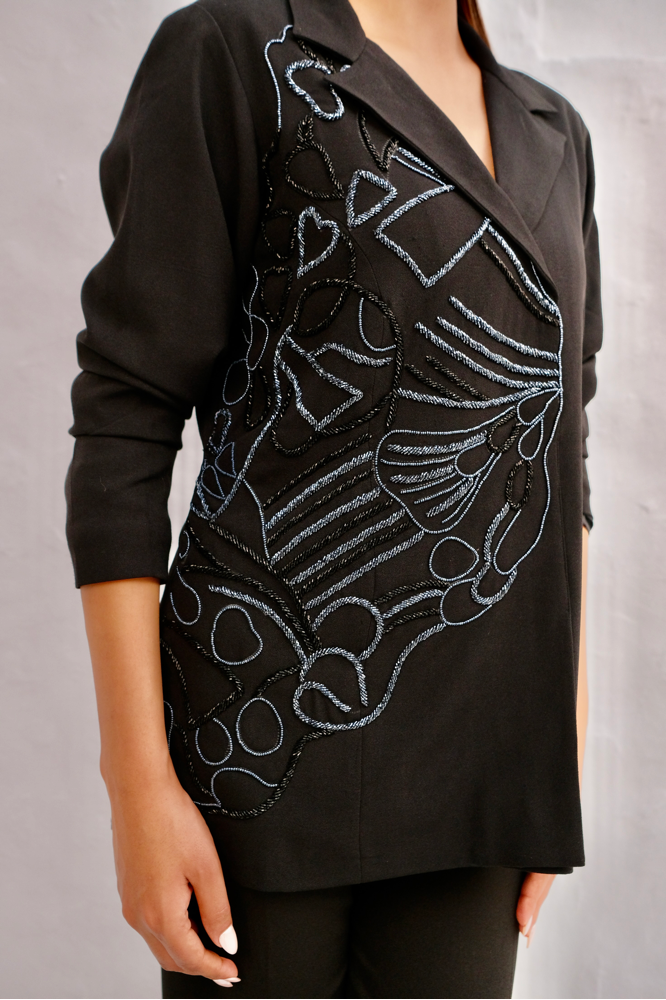 Black Muse Coat Set